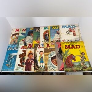 14 Vintage MAD Magazine Collection